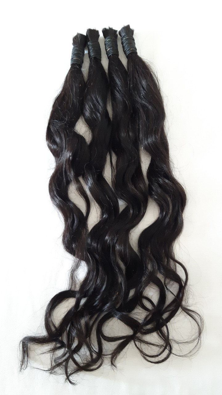 Unprocessed Body Wave Brazilian Human Hair Braiding Bulk Hair 