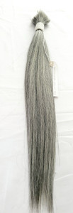Braiding Hair: Silver Gray Brazilian Straight Human Hair Blend Bulk Braiding Hair 24" 30" Braiding Hair: Silver Gray Brazilian Straight Human Hair Blend Bulk Braiding Hair 24" 30"