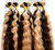 3 Pack Deal-22 Inch Human Hair blend wet and wavy Super Bulk Color P4/27
