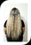 30" Malaysian Wave Wet and Wavy Human Hair Blend Bulk Braiding Hair Color Ash Blonde