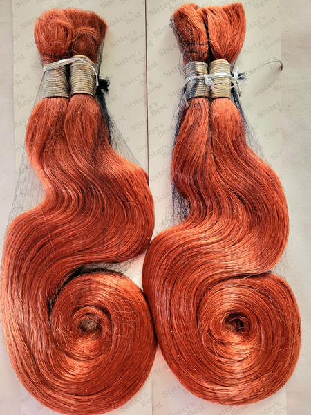 2-Pack Deal- 18" Human Hair Blend Body Wave- Color 350