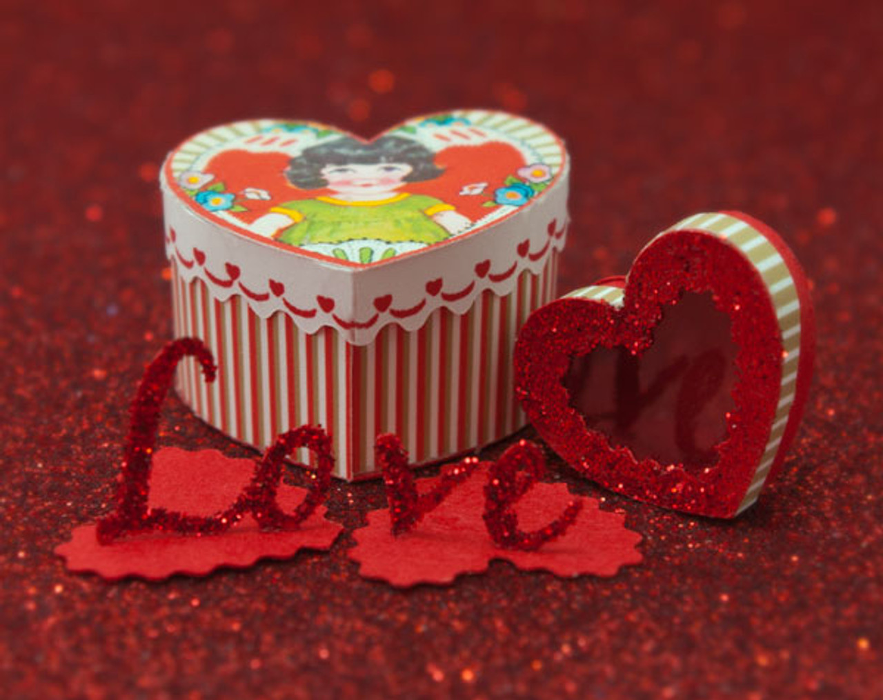 Miniature Valentine Boxes And Letters Kit True2scale Dollhouse