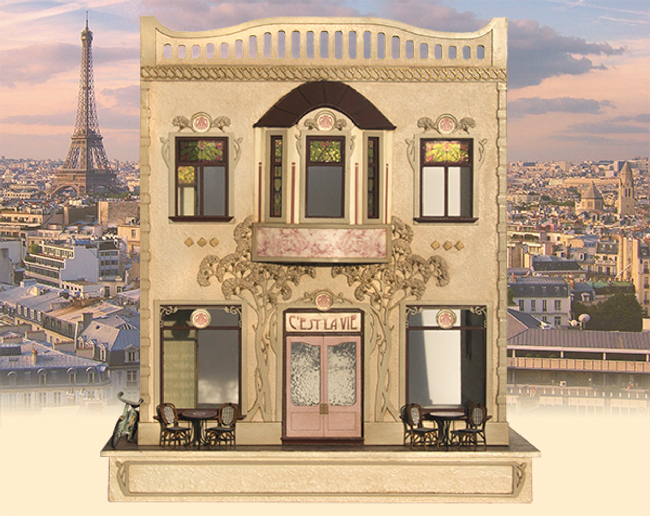 C est La Vie Boutique Cafe RETIRED True2Scale Dollhouse