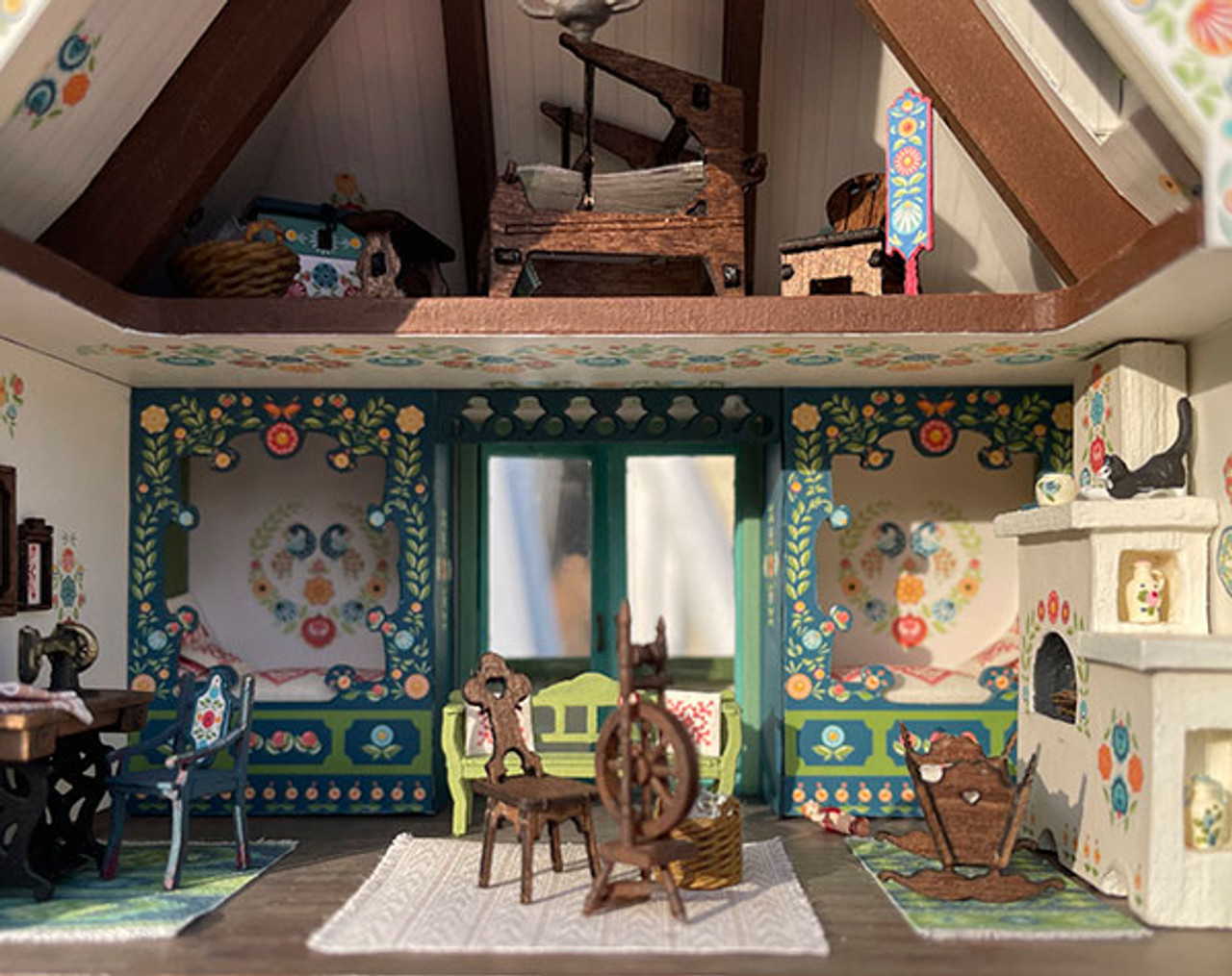 Carpathian Cottage Structure Kit - True2Scale Dollhouse Miniatures
