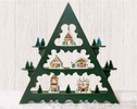 The perfect shelf kit to display holiday collections!