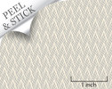 Basket pattern, pewter color. 1:48 quarter scale peel and stick wallpaper