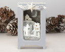 Winter Lullaby Shadow Box Kit with Glitter Houses