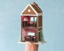 Micro Gingerbread Cafe Kit with Furnishings