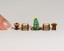 Micro Gingerbread Ornament Shop with Furnishings