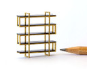 1:48 quarter scale modern bookcase