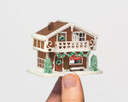 Micro Gingerbread Ski Chalet Kit