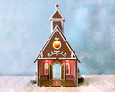 Inside the Quarter Scale Gingerbread Chapel Kit