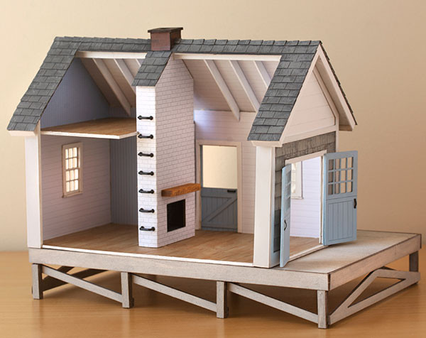 Boathouse B&B Structure Kit True2Scale Dollhouse Miniatures