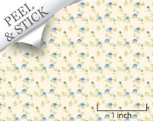 1:48 Peel and Stick Wallpaper - Blooming Blue