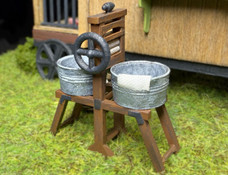 Antique Wringer Washer & Wash Tub Set