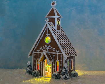 The LED Lighting Kit for the Gingerbread Wedding Chapel