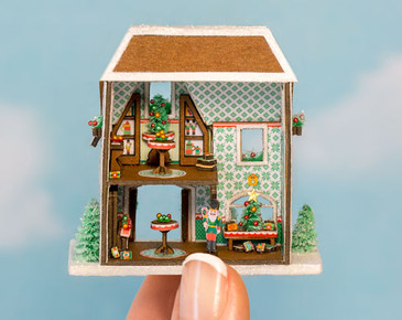 1997 Tiny Home Improvers, Set of 6 miniature ornaments, QXM4282