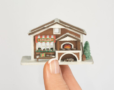 micro dollhouse miniature kit for Christmas gingerbread shop