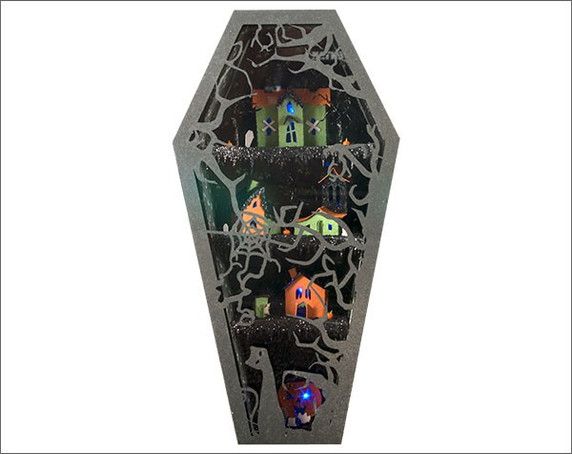 Frankie's Nursery - Creepy Coffin Glitter House Kit - CLOSEOUT