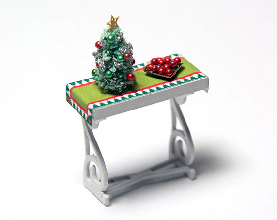 Gingerbread Ornament Shop - table display