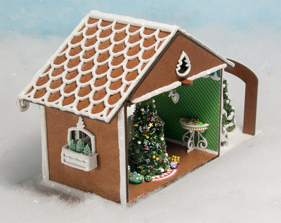 Gingerbread Ornament Shop - Interior Kit - RETIRED