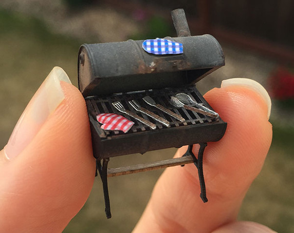 1/4 scale grilling tools