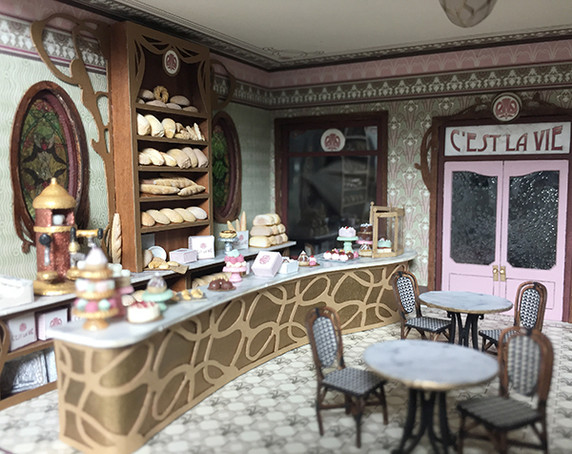 1:48 Cafe Furniture Set- RETIRED