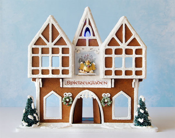 1:48 Gingerbread Toy Shop Kit - Structure Only - RETIRED