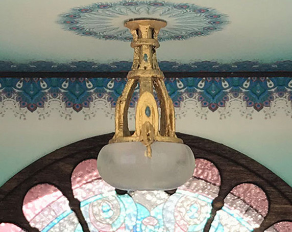 quarter scale 1:48 Victorian chandelier