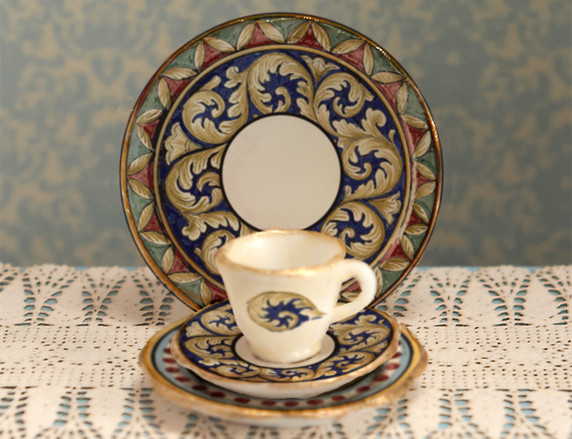 Adagio, Italian-Inspired Decals  for Dollhouse Miniatures