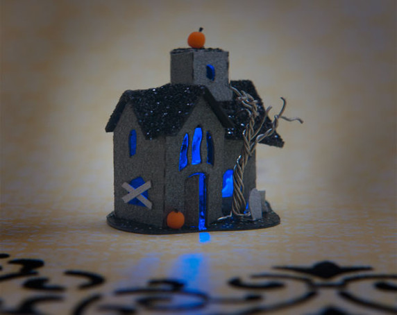 Halloween Glitter House Kit