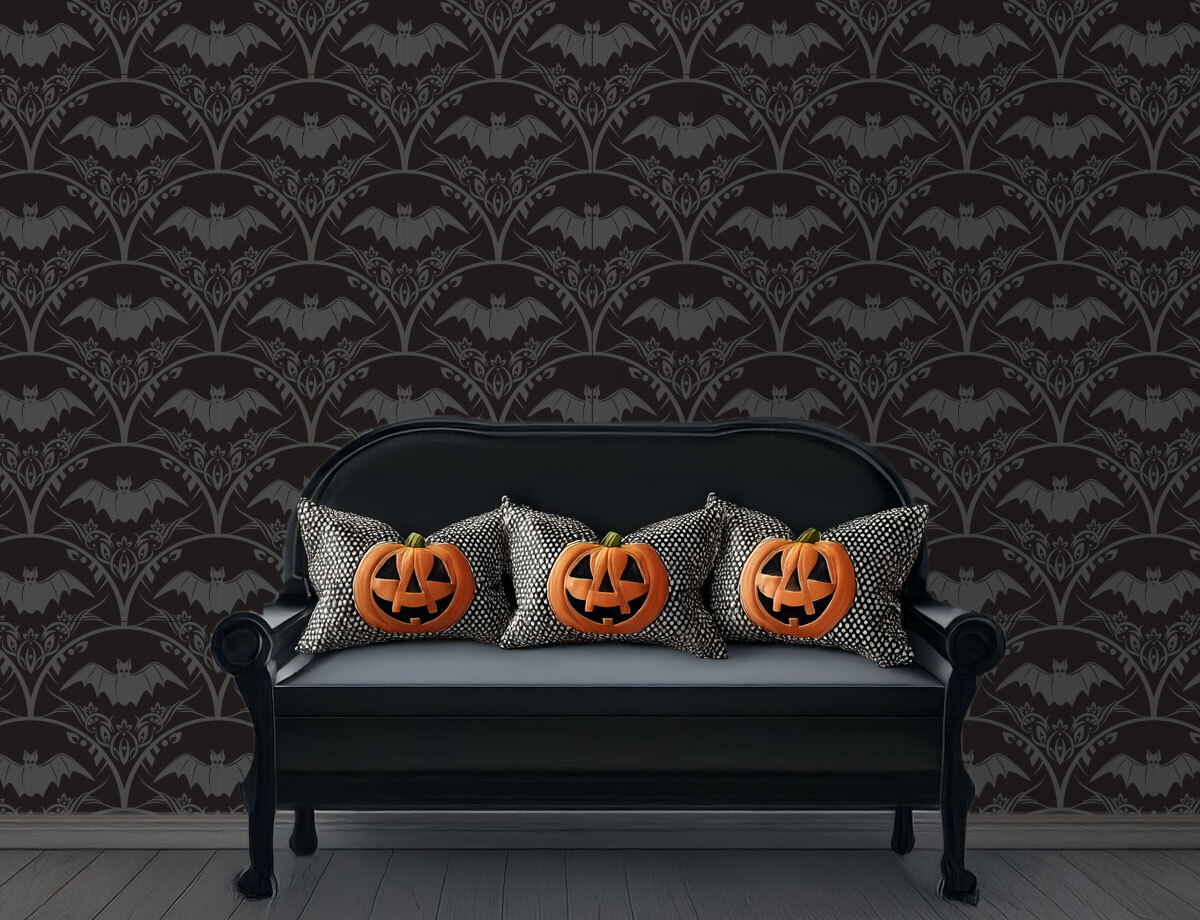 Black Halloween Wallpaper Collection 1-48 (Printable Download)