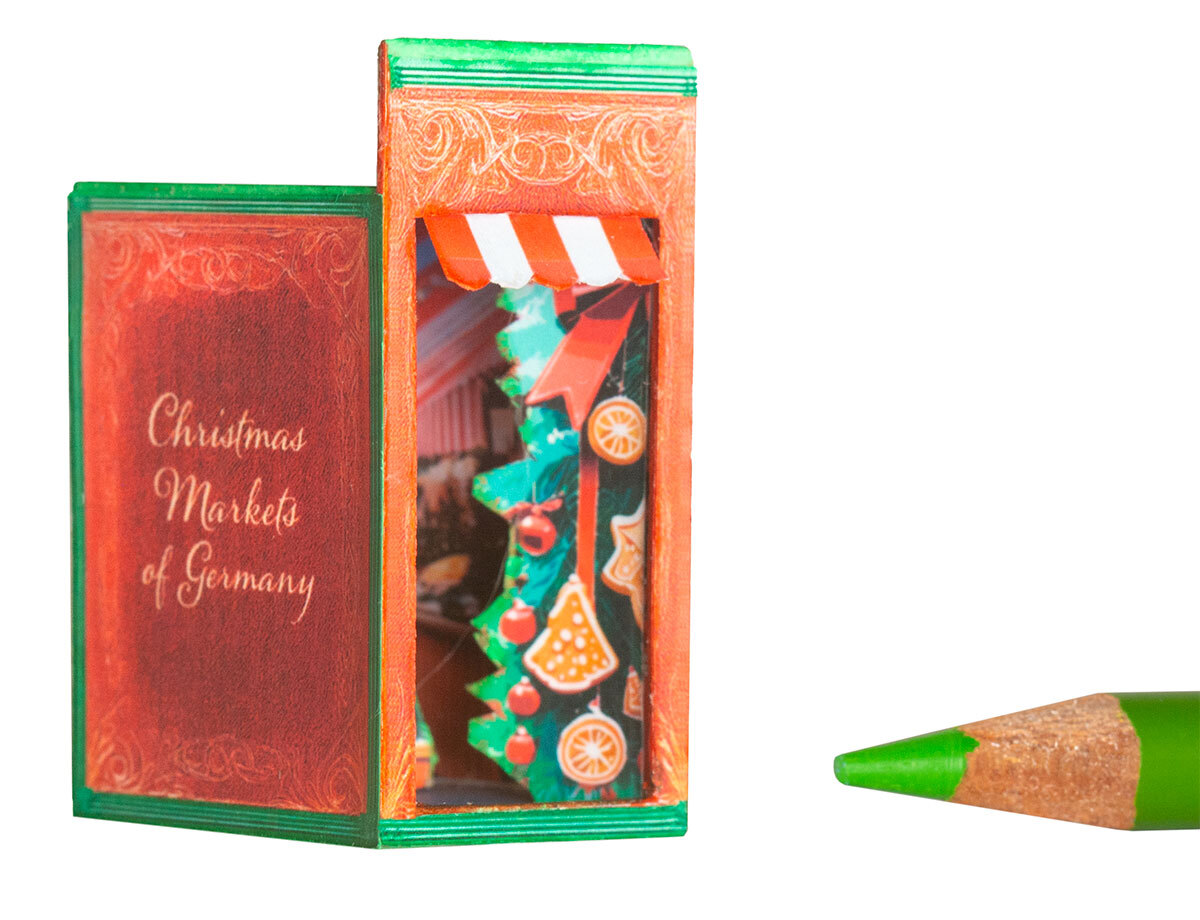 Mini Book Nooks - Christmas Market