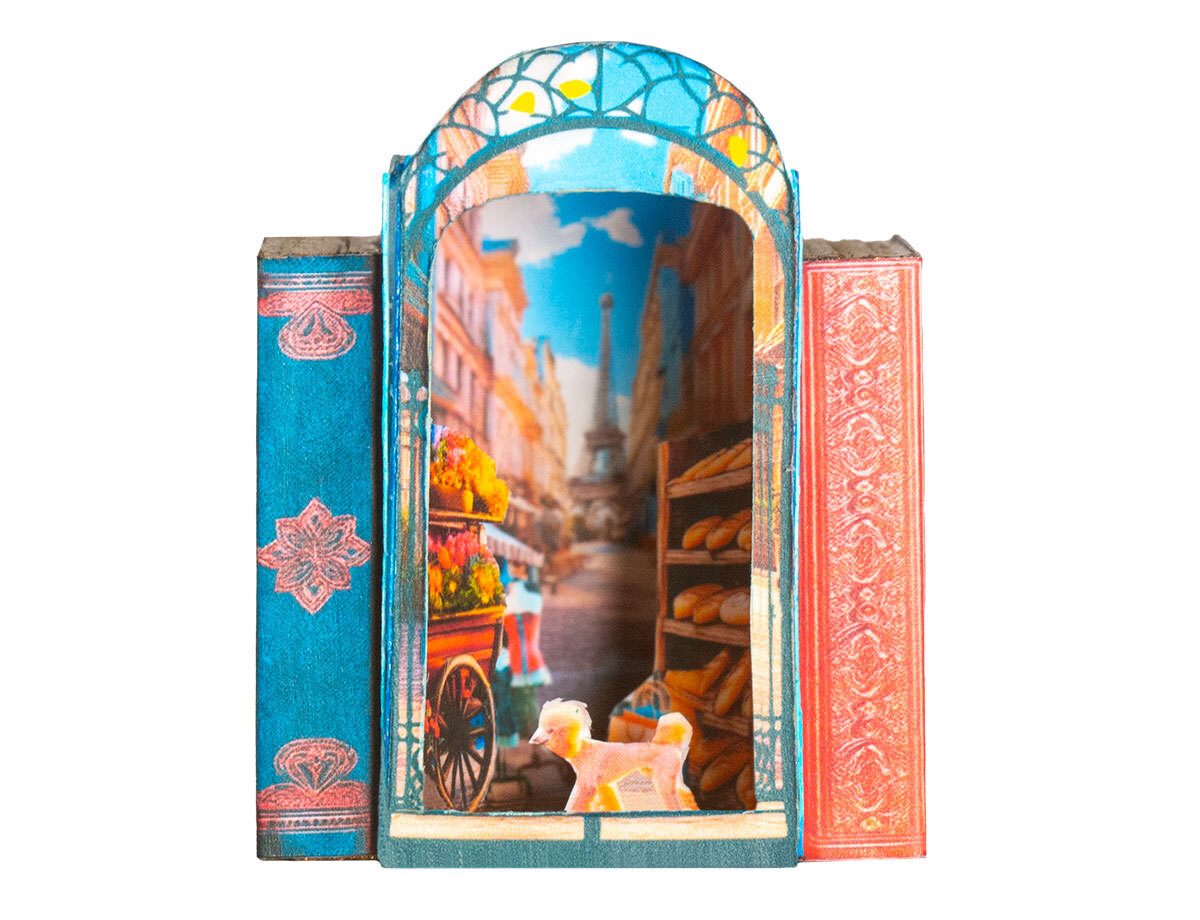 Mini Book Nooks - Shopping in Paris