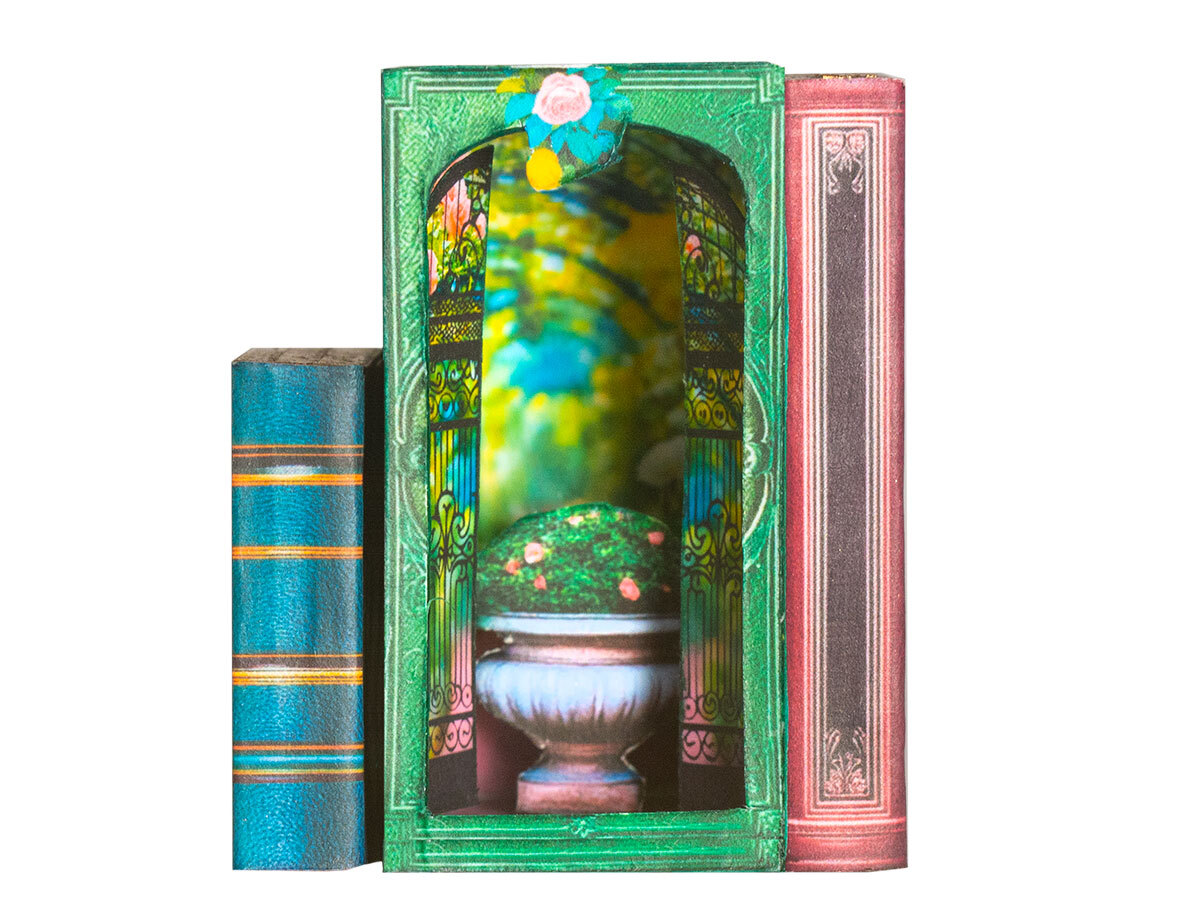 Mini Book Nooks - Rose Bower
