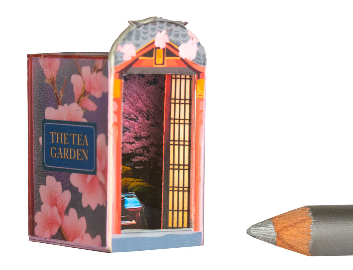 Mini Book Nooks - Tea Garden