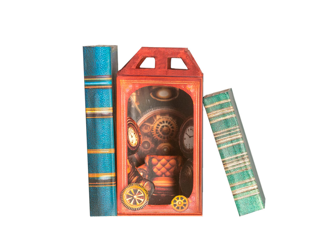 Mini Book Nooks - The Time Traveler