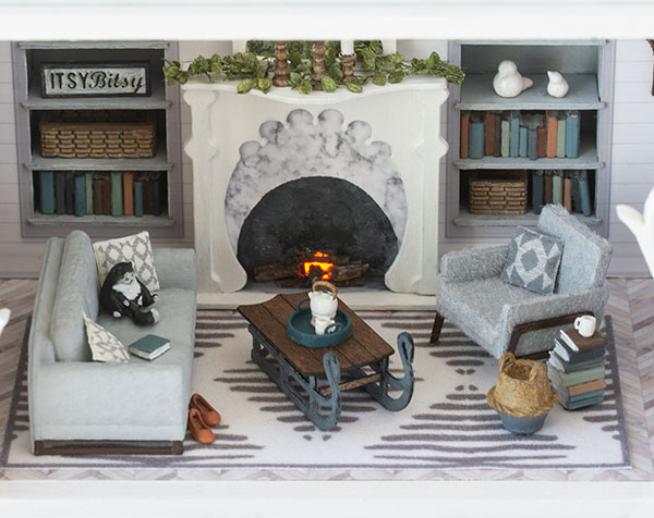 1:48 Warm Wishes - Complete Kit with Flickering Fire - Retired 1:48 Warm Wishes - Complete Kit with Flickering Fire - Retired