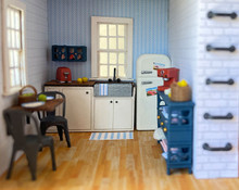 The quarter scale (1:48) Boathouse B&B Kitchen Kit