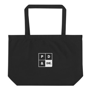 Pole Sh*t  large organic tote bag