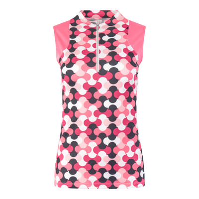 Tail Ladies Golf Lyon Sleeveless Top - Marsaille Geo