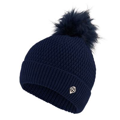 Pure Golf Waterproof Bobble Hat - Navy