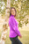 Pure Glow Roll Neck - Amethyst