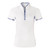 Pure Golf Ladies Bliss Sleeveless Polo Shirt - Indigo Jungle