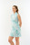 Pure Golf Ladies Miley Sleeveless Golf Dress - Aquamarine Lake