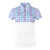 Pure Golf Truth Cap Sleeve Polo -Geo Flower