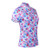 Pure Golf Rise Cap Sleeve Polo - Watercolour Daydream