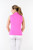 Pure Golf Cove Ladies Sleeveless Polo Shirt - Azalea