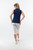 Pure Golf Cove Ladies Sleeveless Polo Shirt - Navy