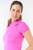 Pure Golf Olivia Ladies Cap Sleeve Polo Shirt - Azalea